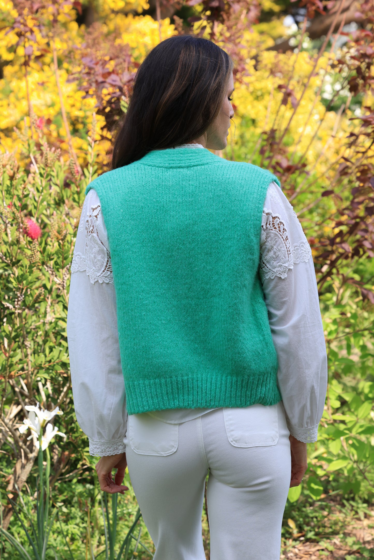 Gilet Romane - maille menthe
