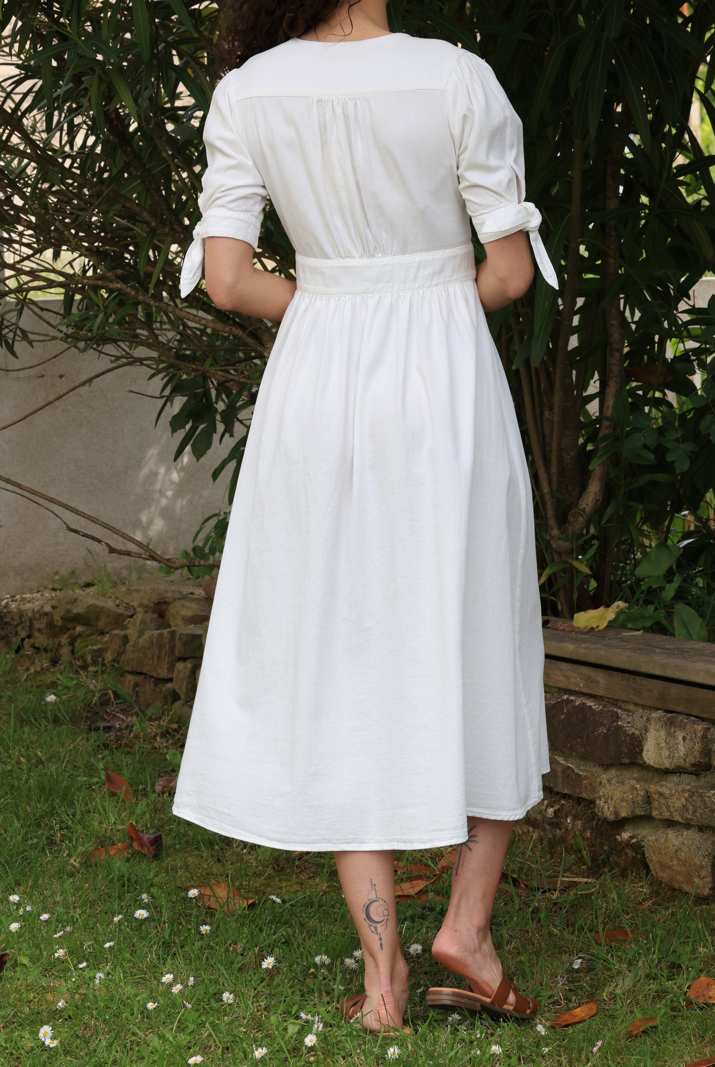Robe Lucile - blanc éclatant