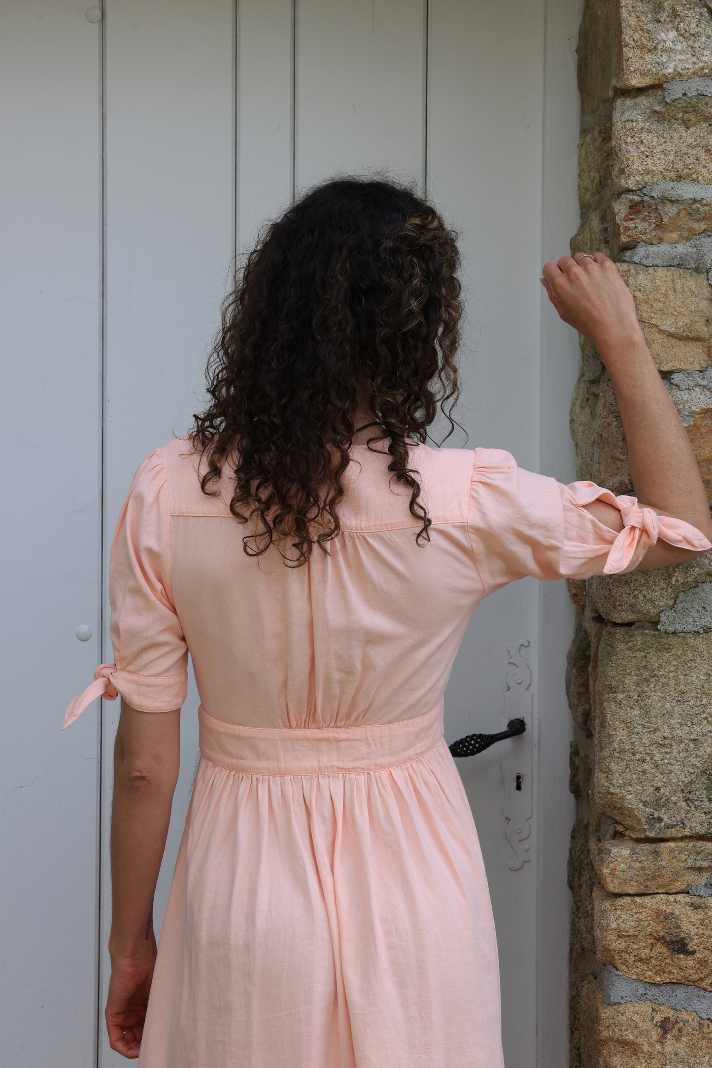Robe Lucile - tendre corail