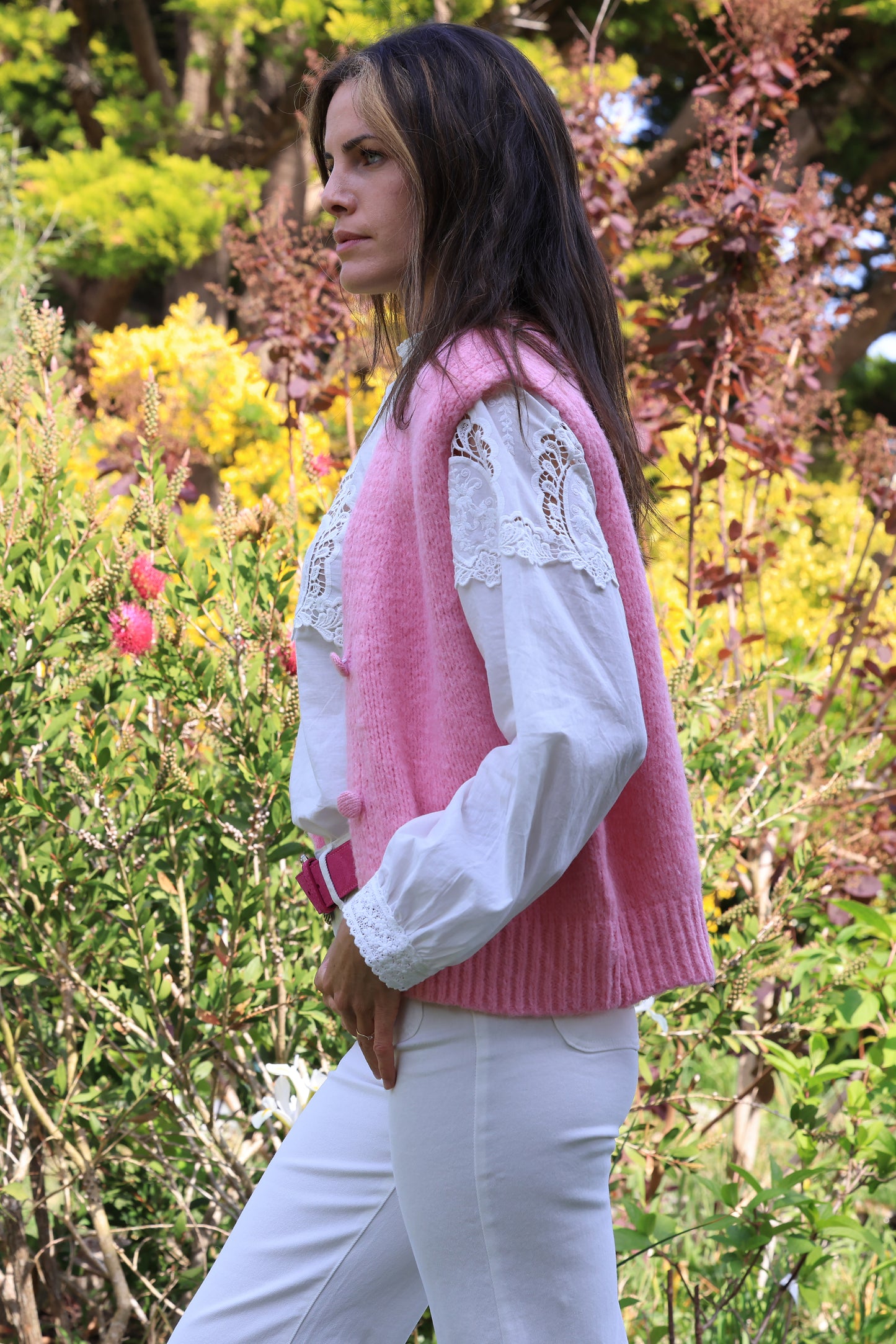 Gilet Romane - maille malabar