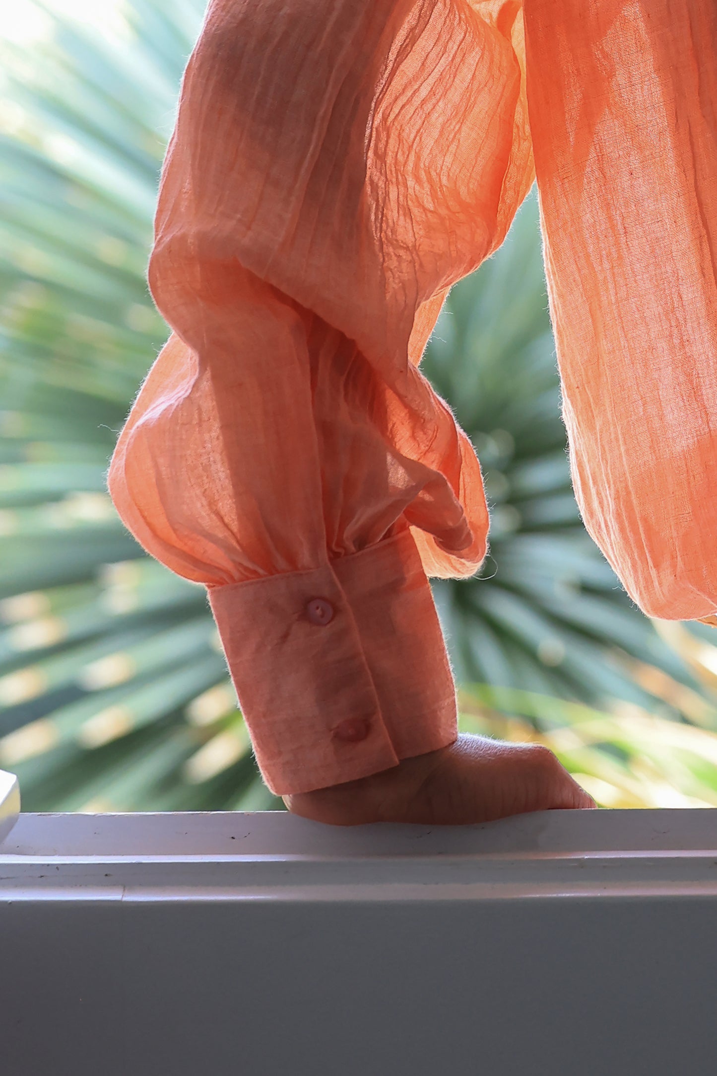 Blouse Uma - Lavallière corail