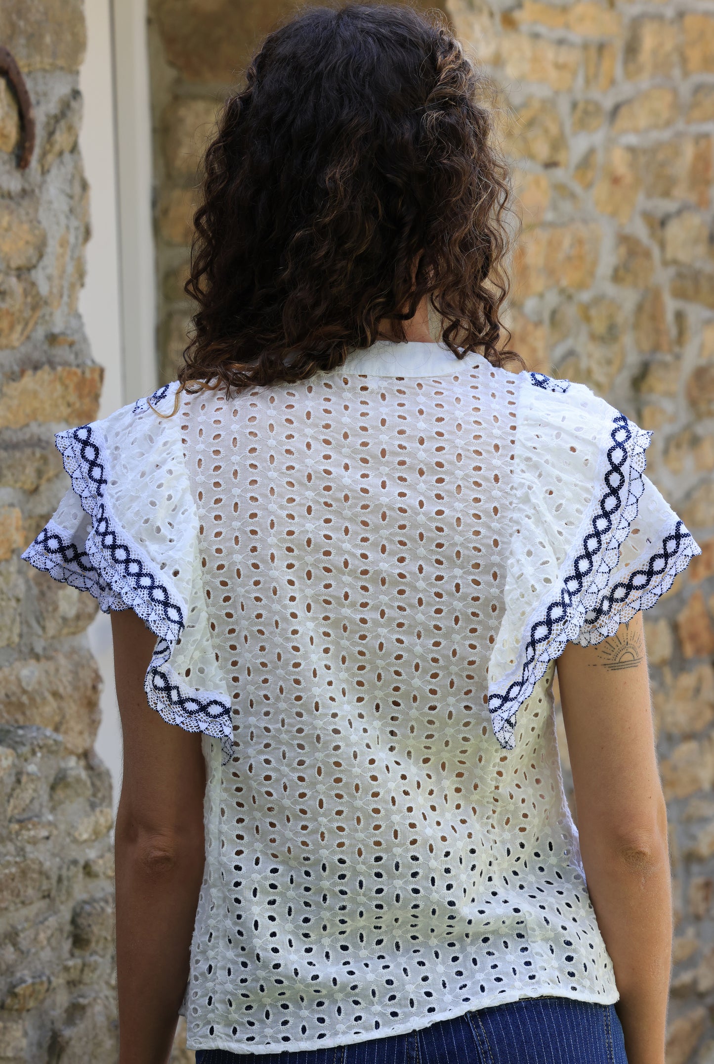 Blouse Amélia - broderie anglaise