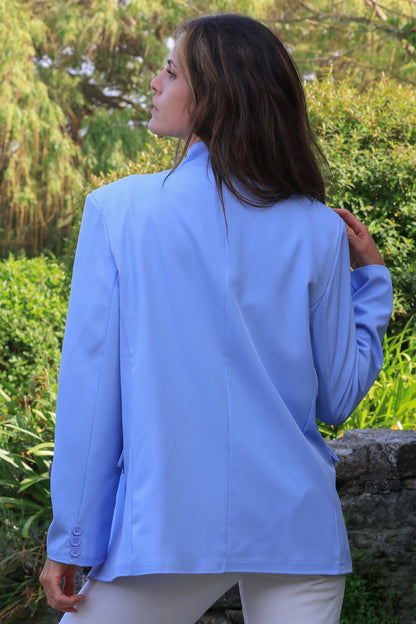 Veste Lou - Asymétrie azur