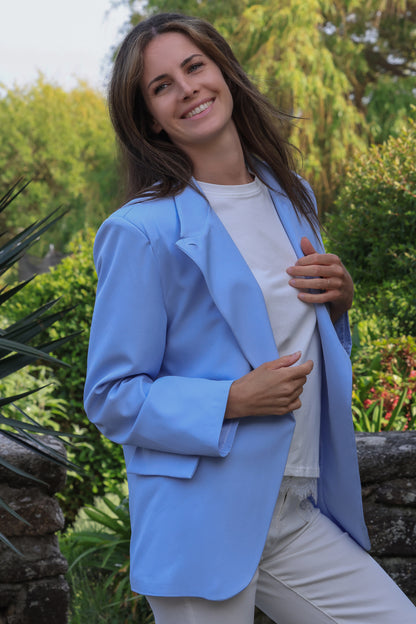 Veste Lou - Asymétrie azur