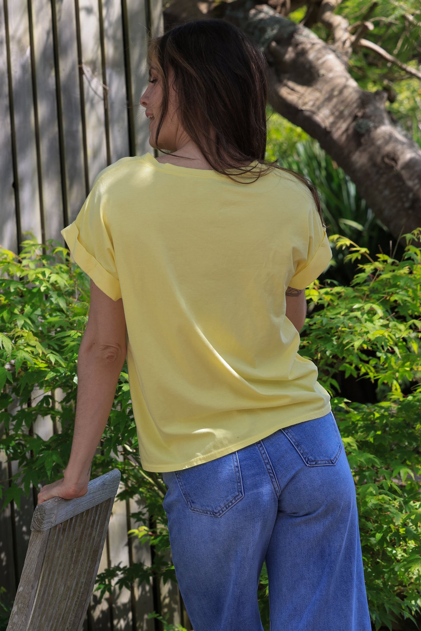 T-shirt Alix - Amour jaune