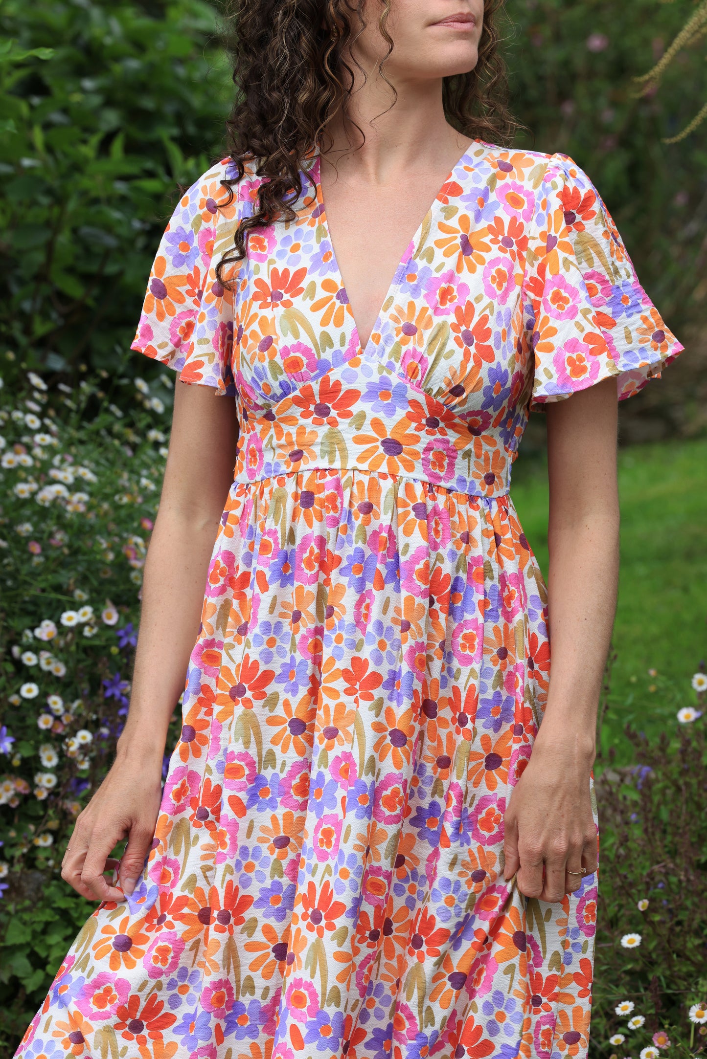 Robe Lily - fleurs multicolores