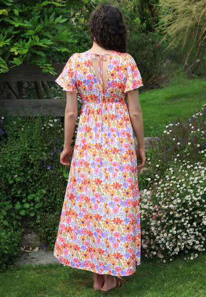 Robe Lily - fleurs multicolores