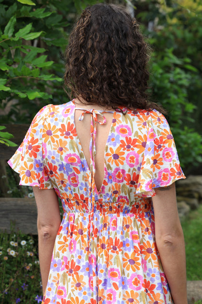 Robe Lily - fleurs multicolores