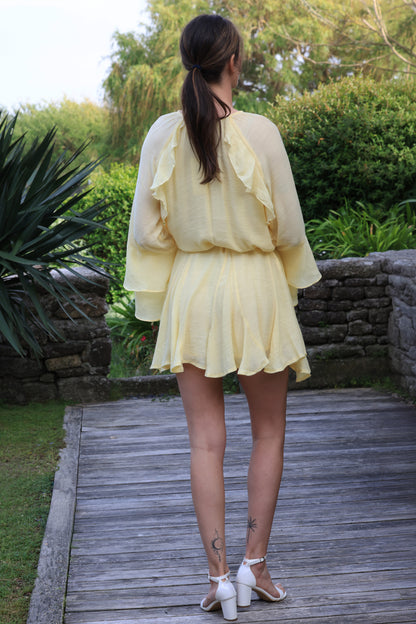 Robe Isaure - jaune ensoleillé