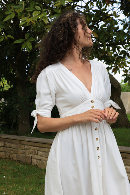 Robe Lucile - blanc éclatant
