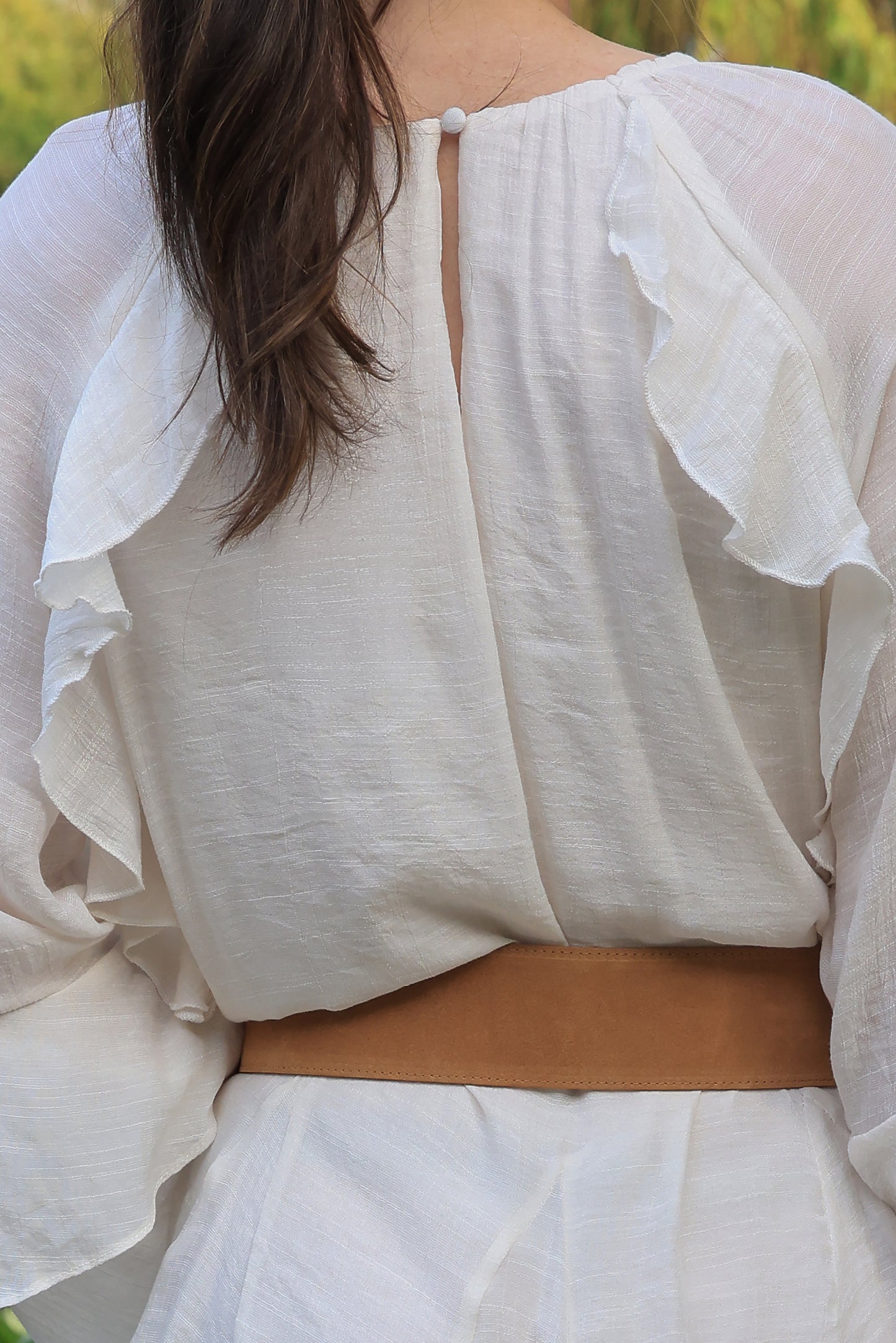 Robe Isaure - beige vaporeux