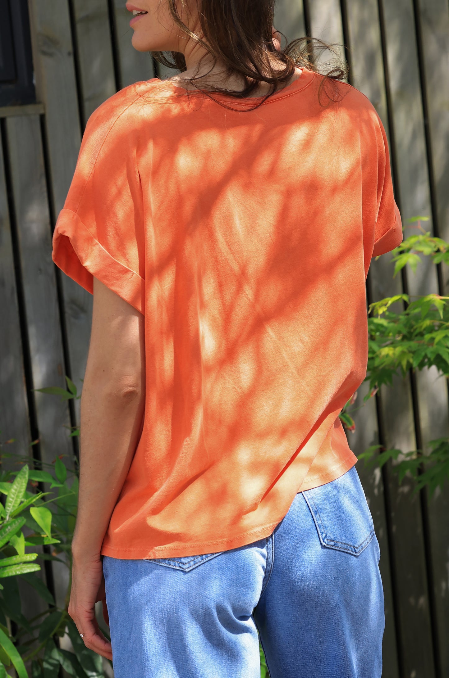 T-shirt Maëlys - ICONIC oversize mandarine