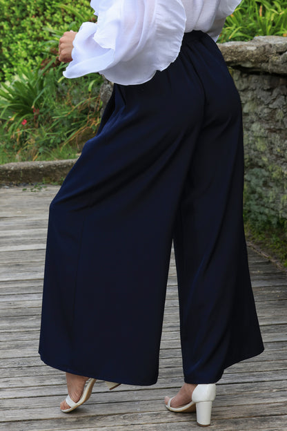 Pantalon pénélope - largeur marine