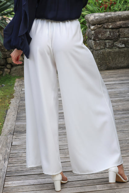 Pantalon Pénélope - largeur blanche