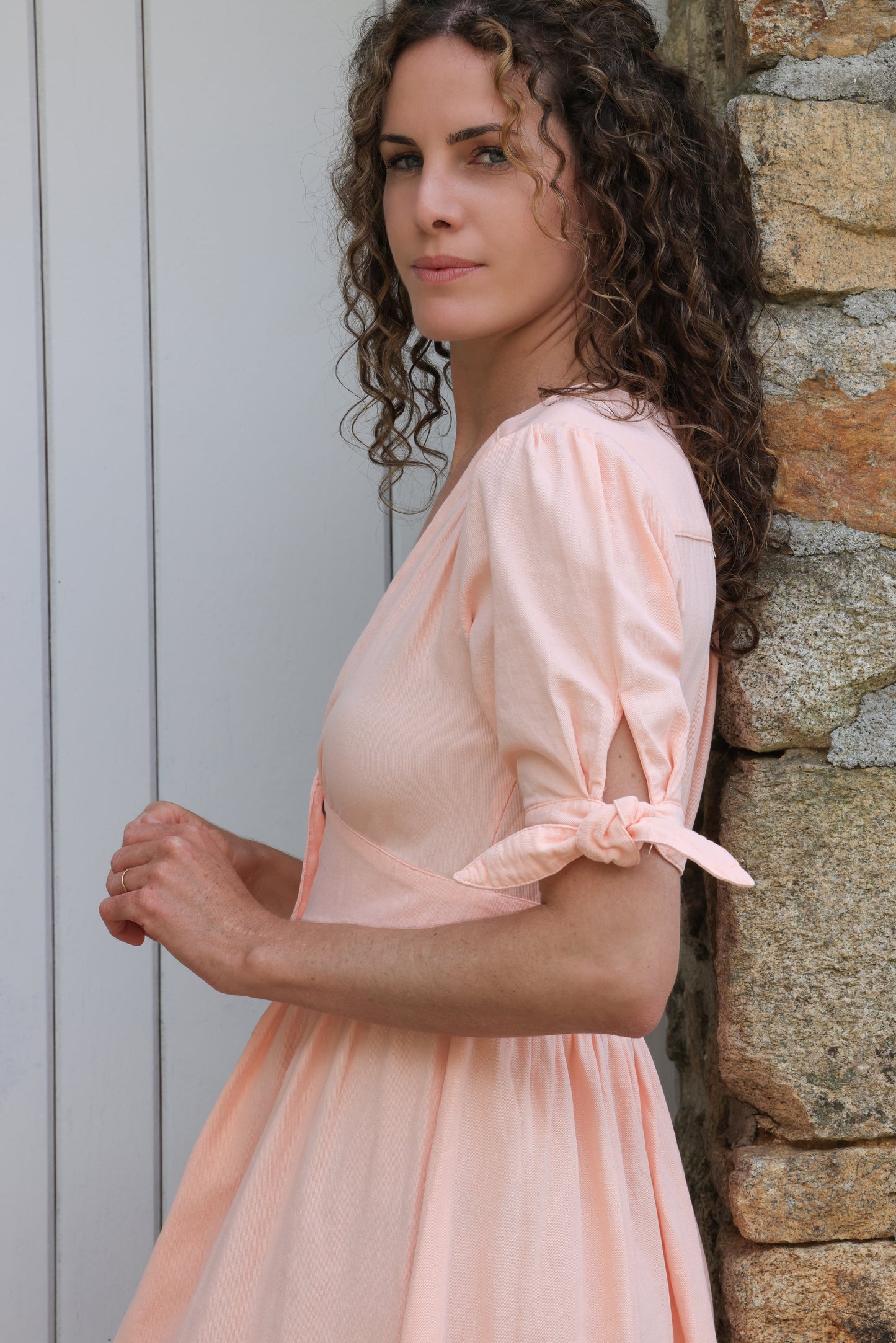 Robe Lucile - tendre corail