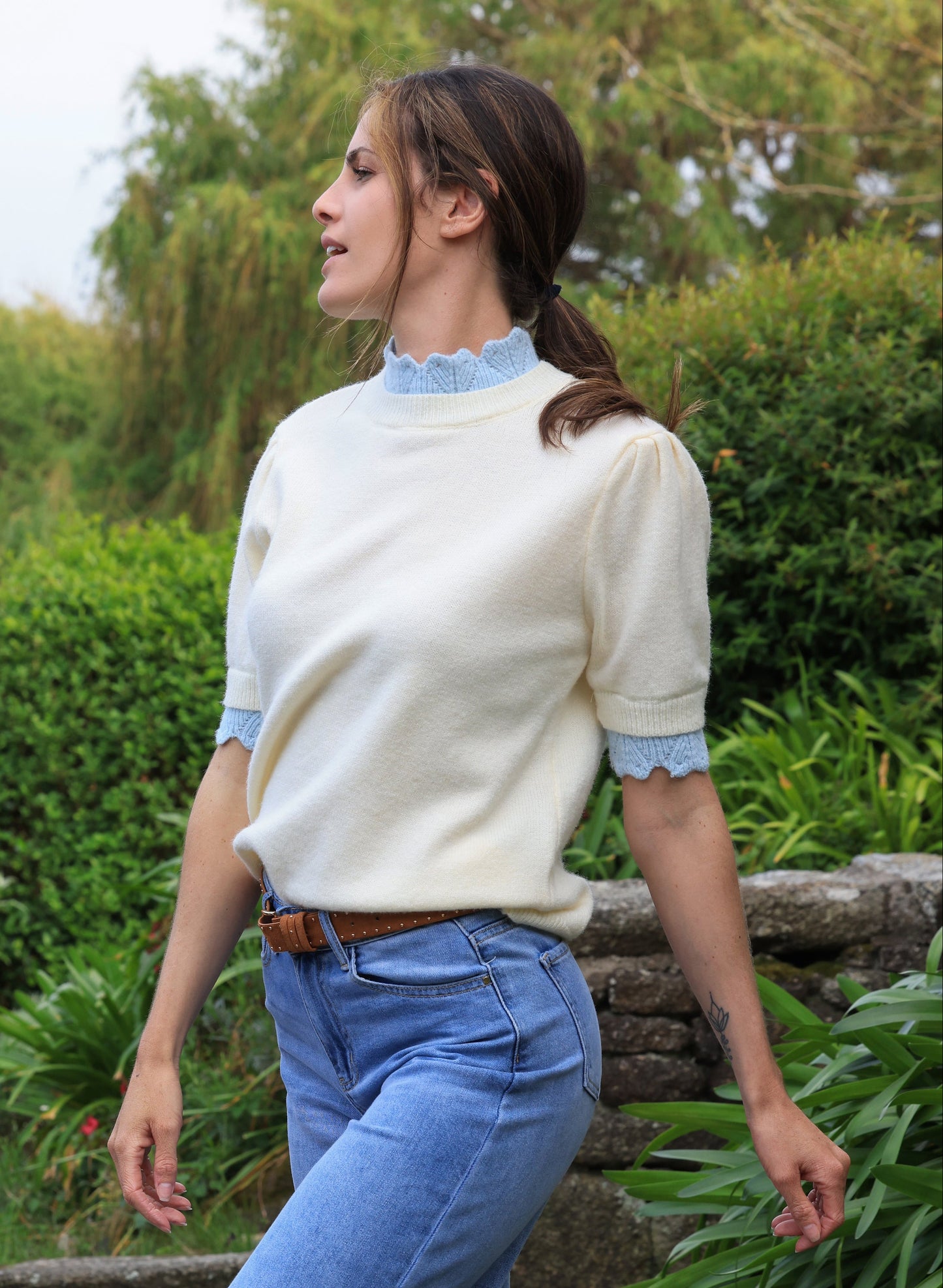 Pull Maëlle - maile et crochet
