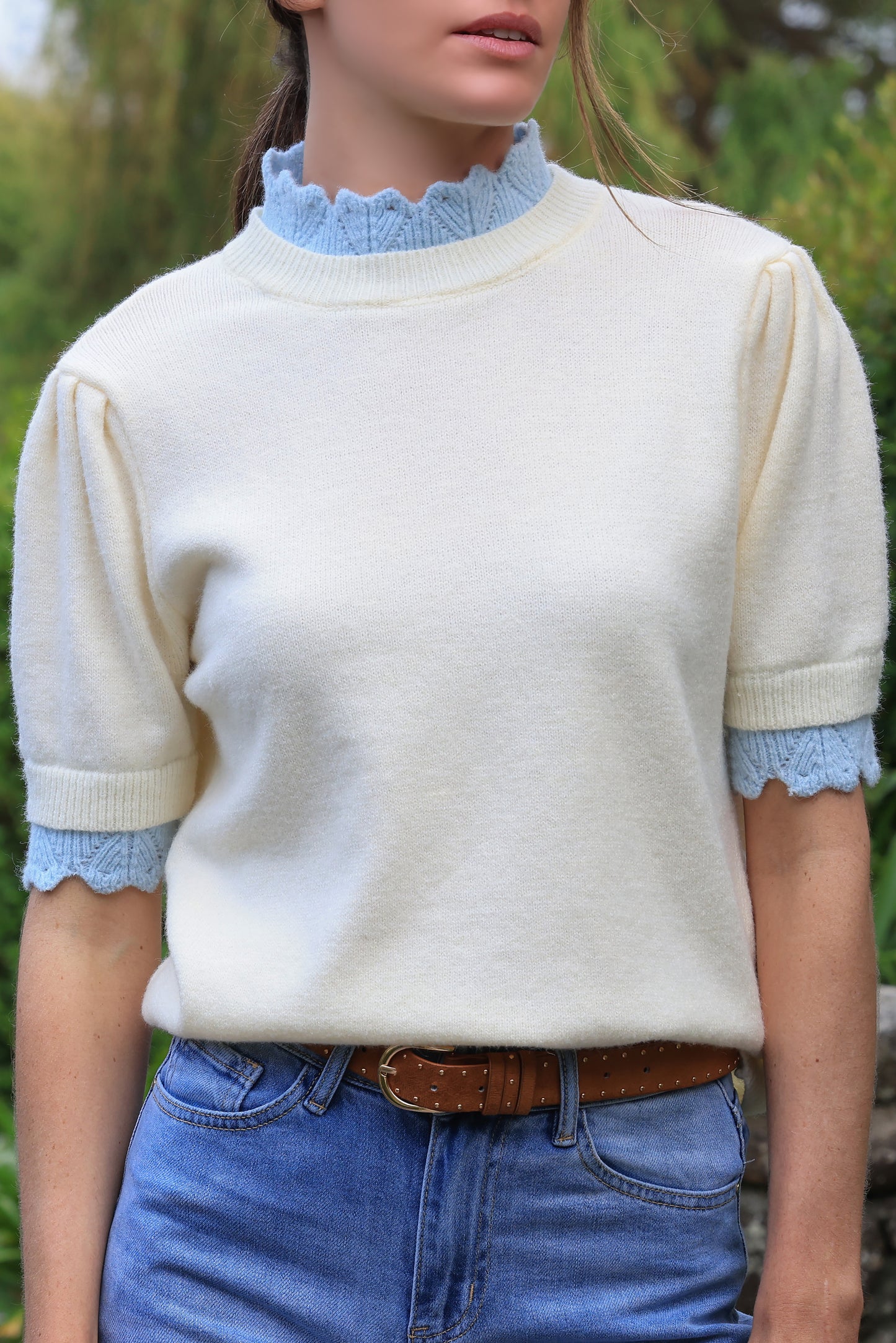 Pull Maëlle - maile et crochet