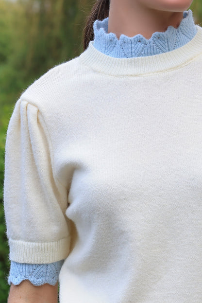 Pull Maëlle - maile et crochet