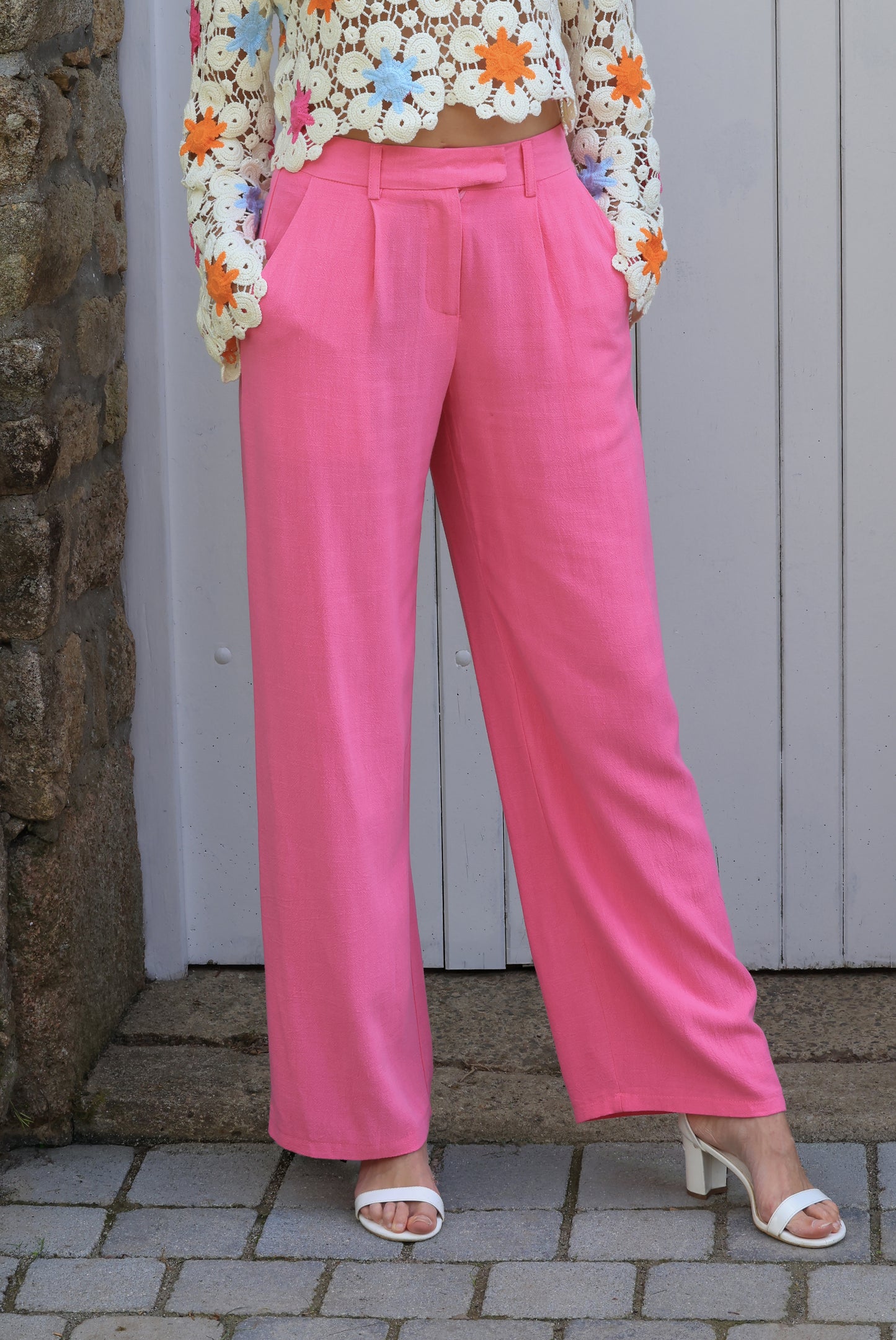 Pantalon Sofia - confort fuchsia