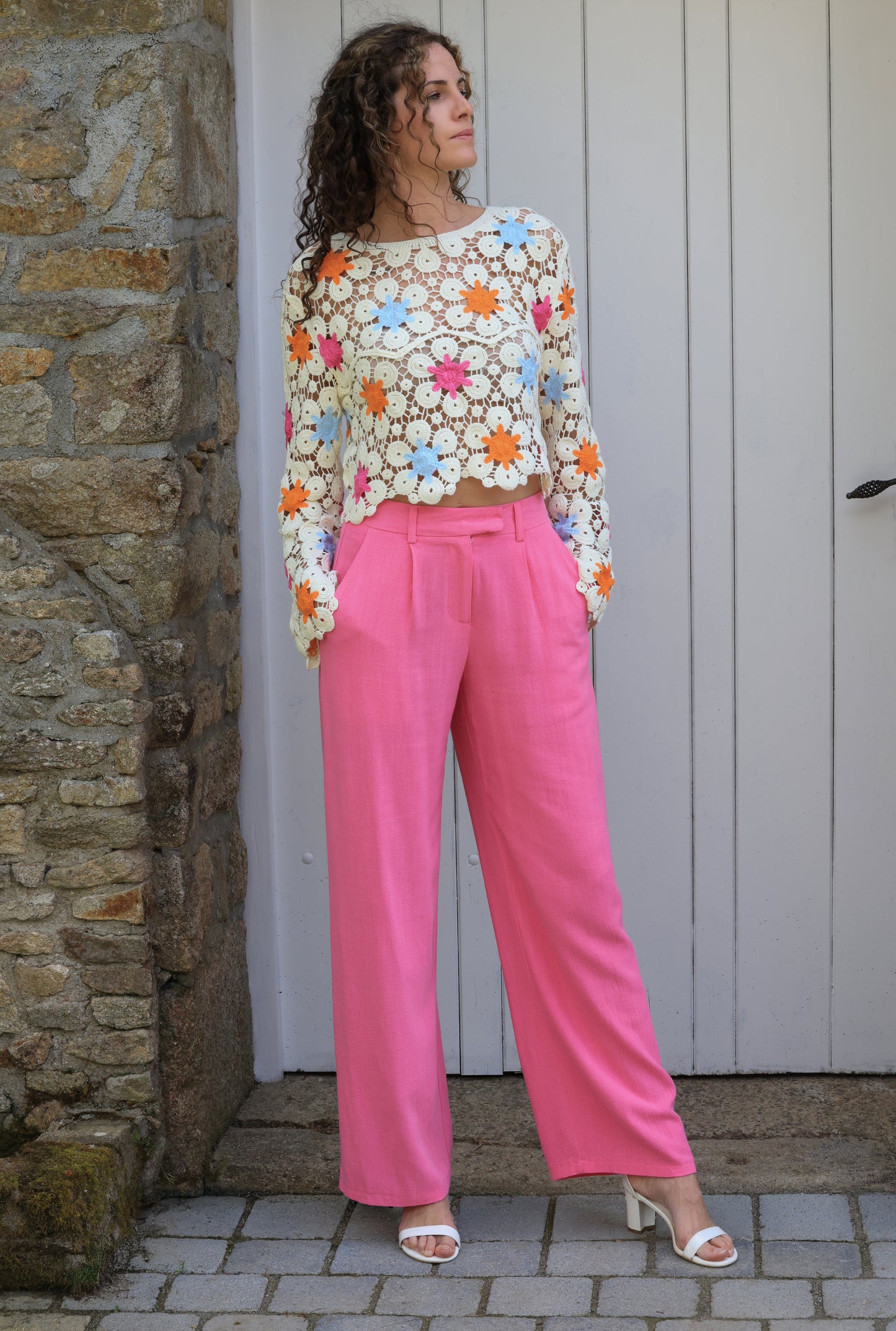 Pantalon Sofia - confort fuchsia