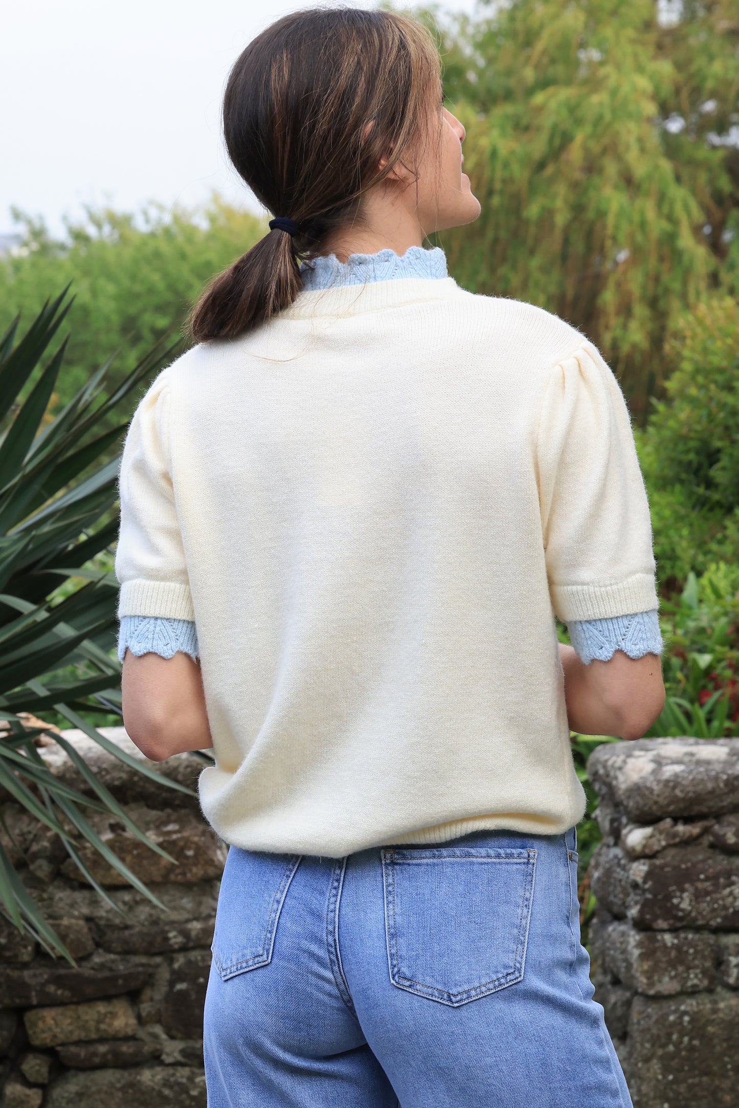 Pull Maëlle - maile et crochet