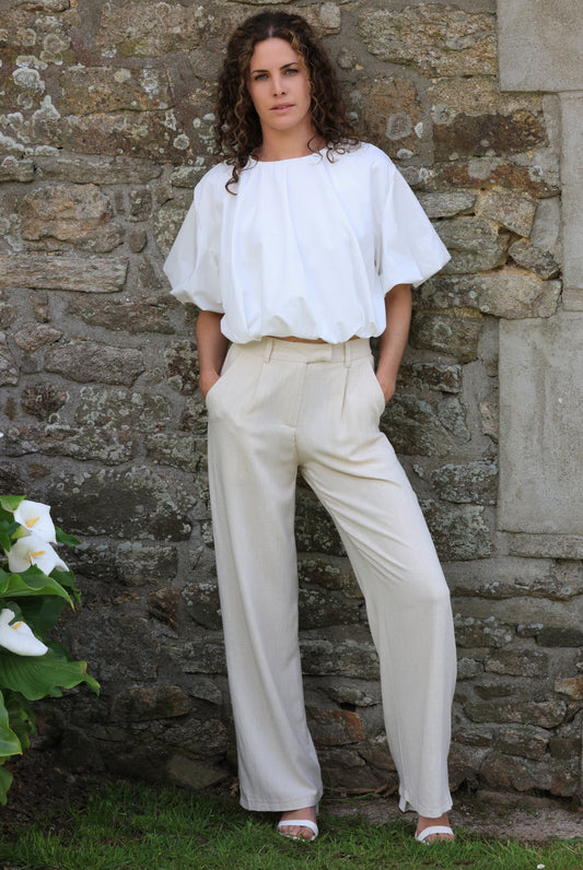 Pantalon Sofia - confort ivoire