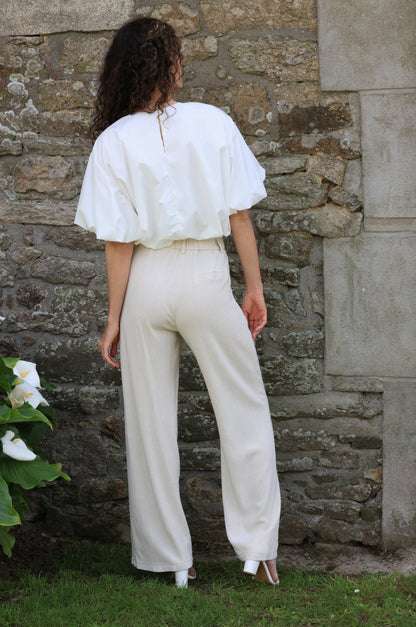 Pantalon Sofia - confort ivoire
