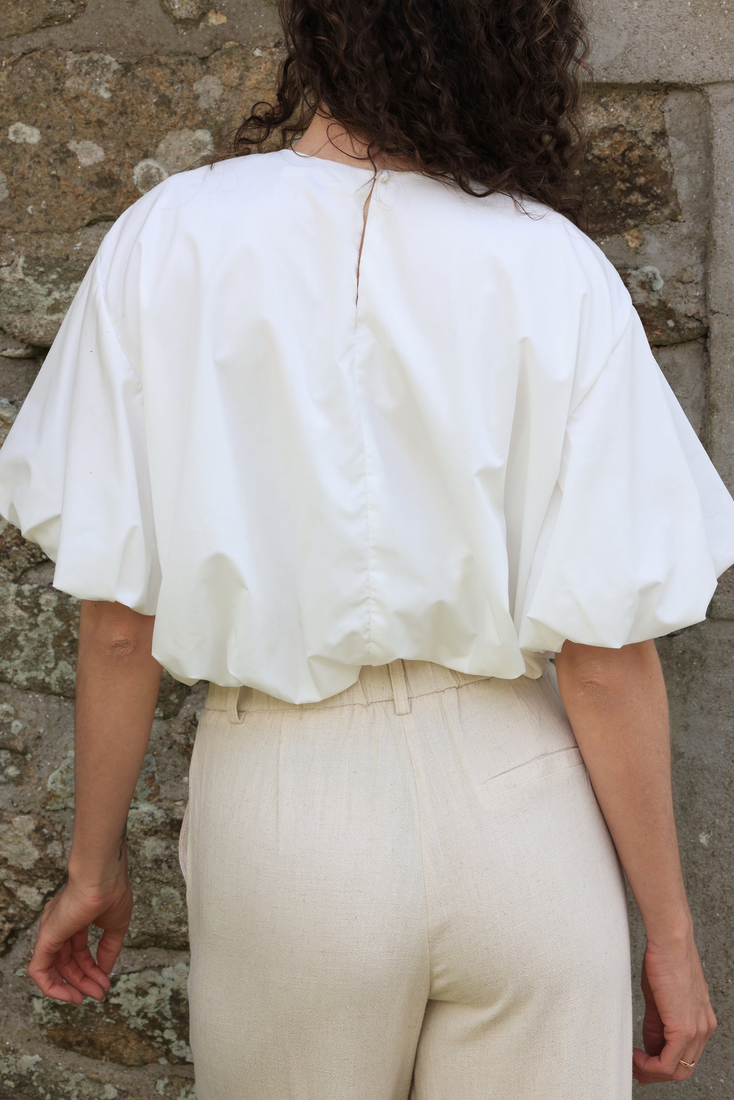 Blouse Mila - volume blanc