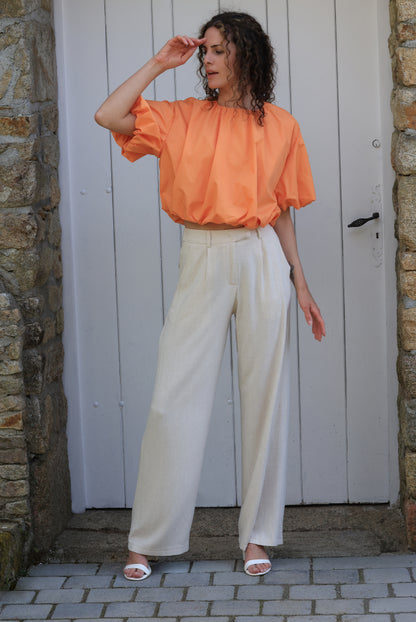 Blouse Mila - volume orange