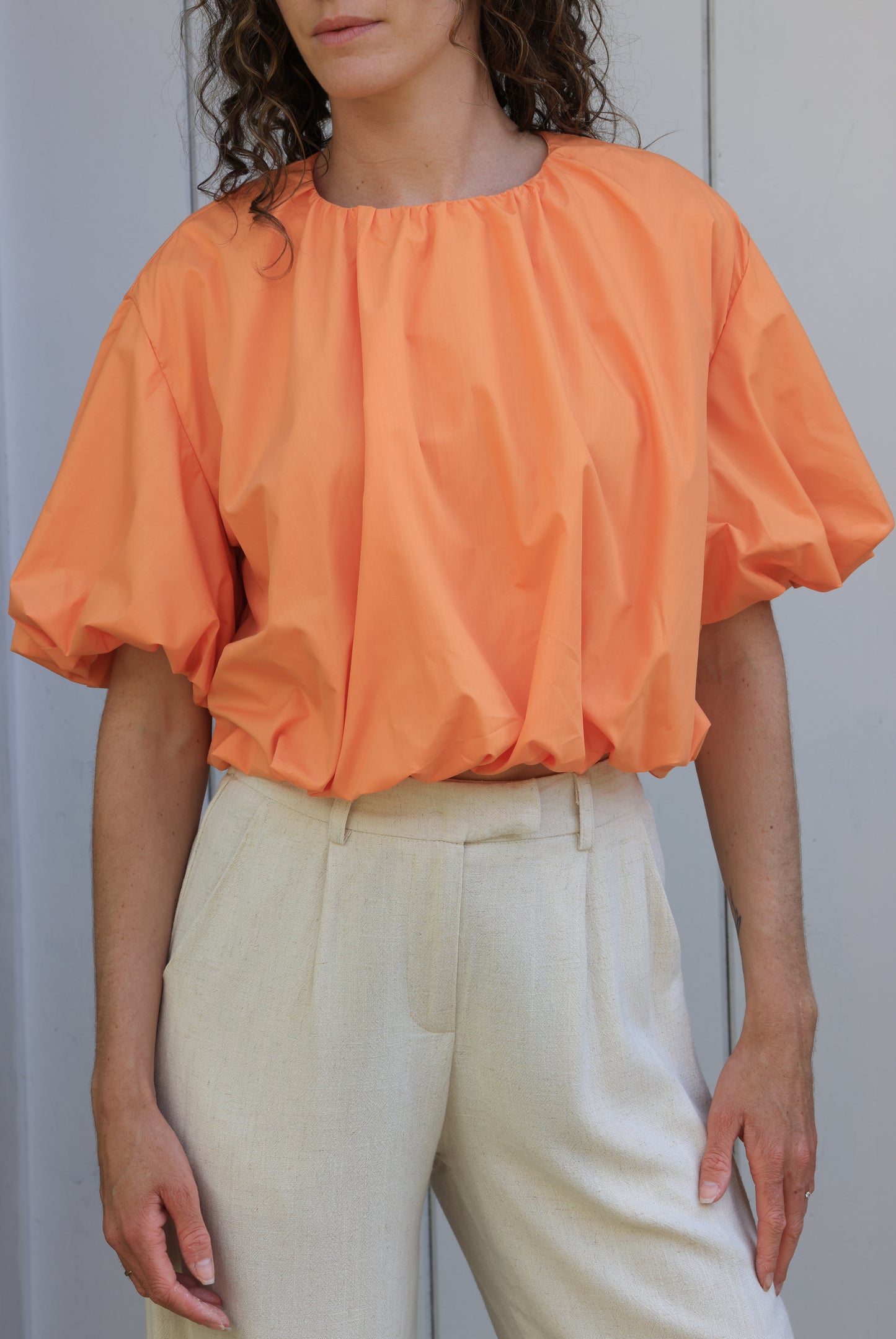 Blouse Mila - volume orange