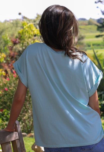 T-shirt Maëlys - ICONIC oversize menthe