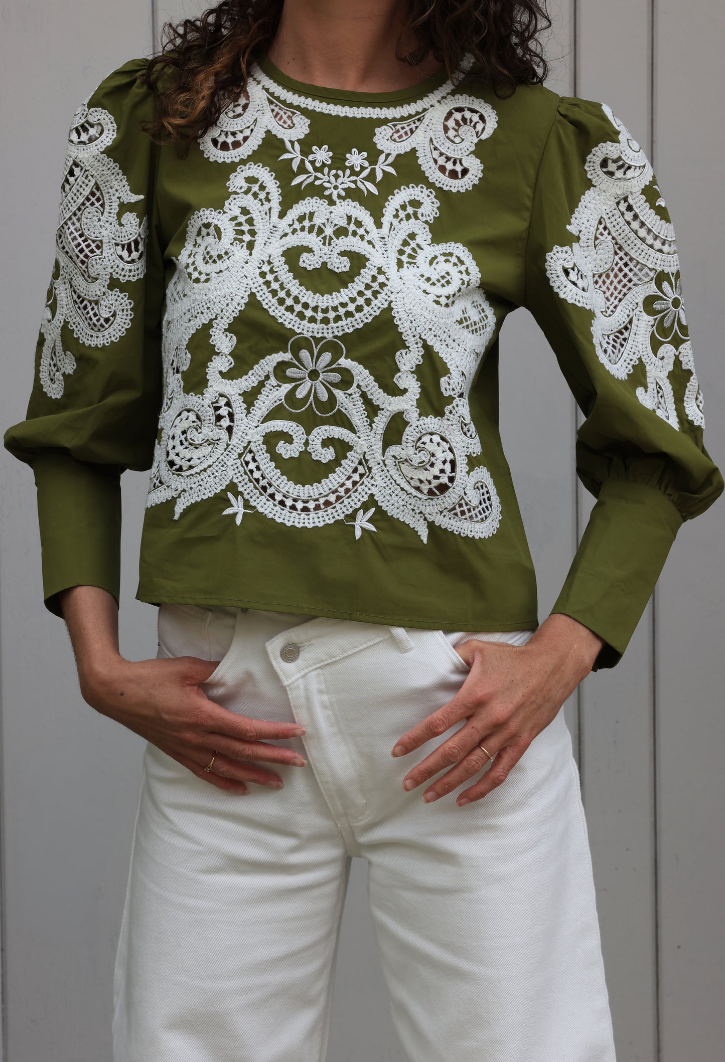 Blouse Paloma - Fraîcheur olive