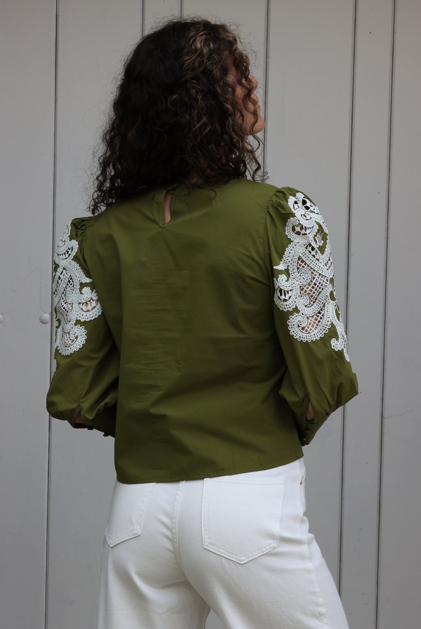 Blouse Paloma - Fraîcheur olive