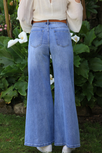 Jean Bérénice - wide leg bleu