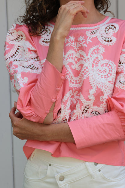 Blouse Paloma - douceur bonbon