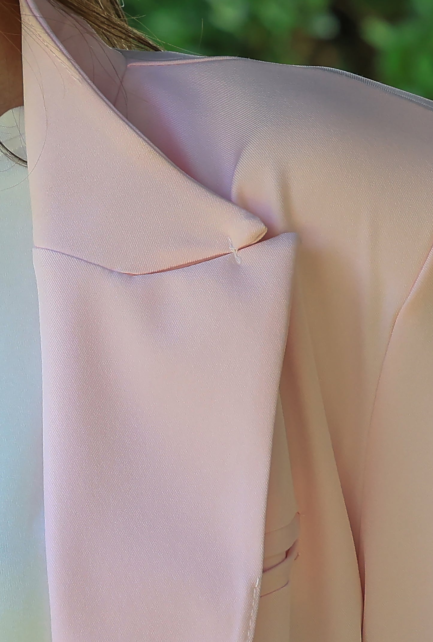 Veste Lou - asymétrie rose