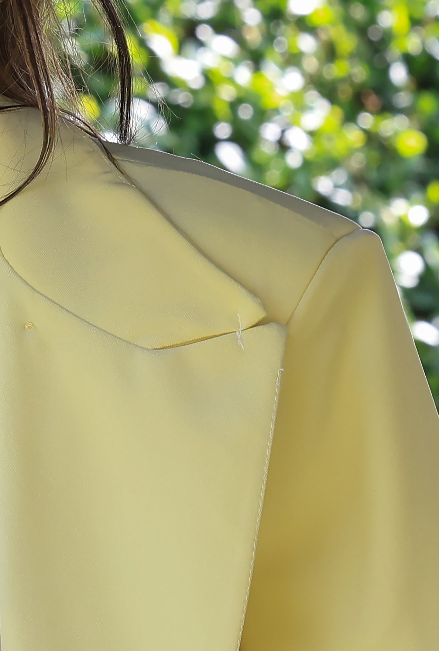 Veste Lou - asymétrie jaune