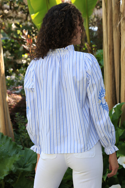 Blouse Coline - rayures bucolique