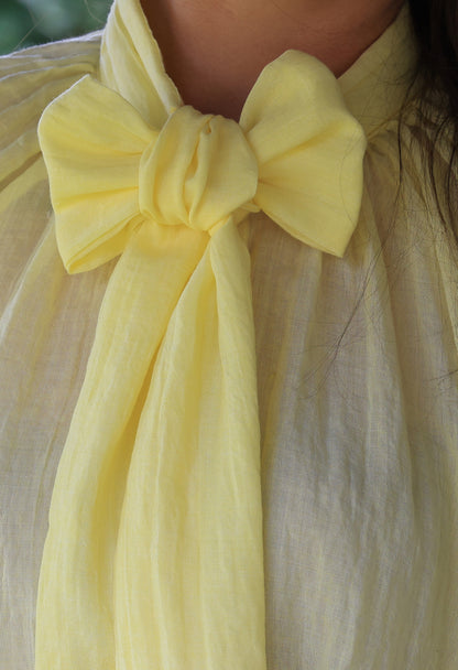 Blouse Uma - Lavallière citron
