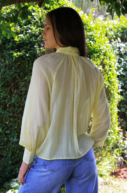 Blouse Uma - Lavallière citron