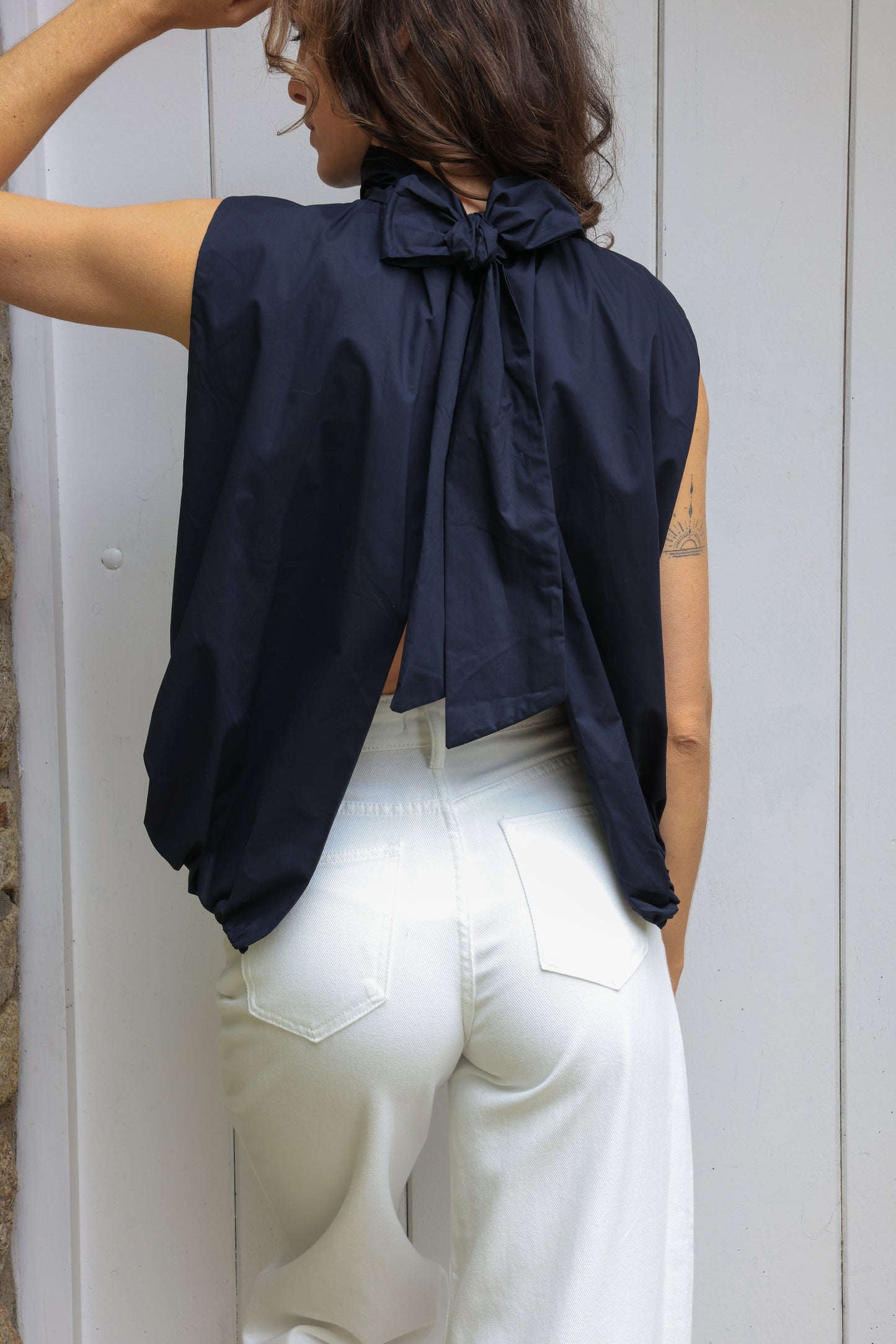 Blouse betty - bouffant marine