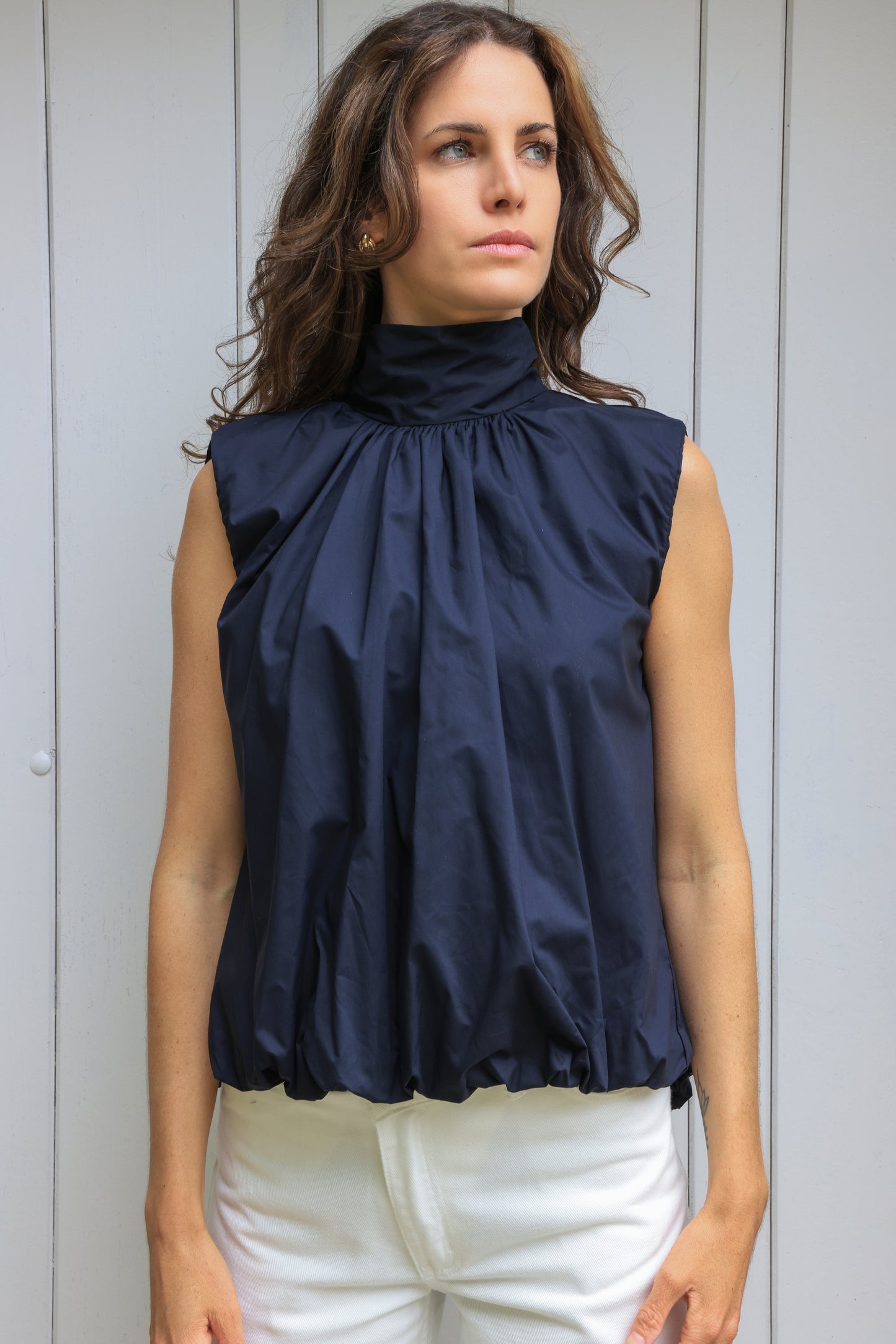 Blouse betty - bouffant marine
