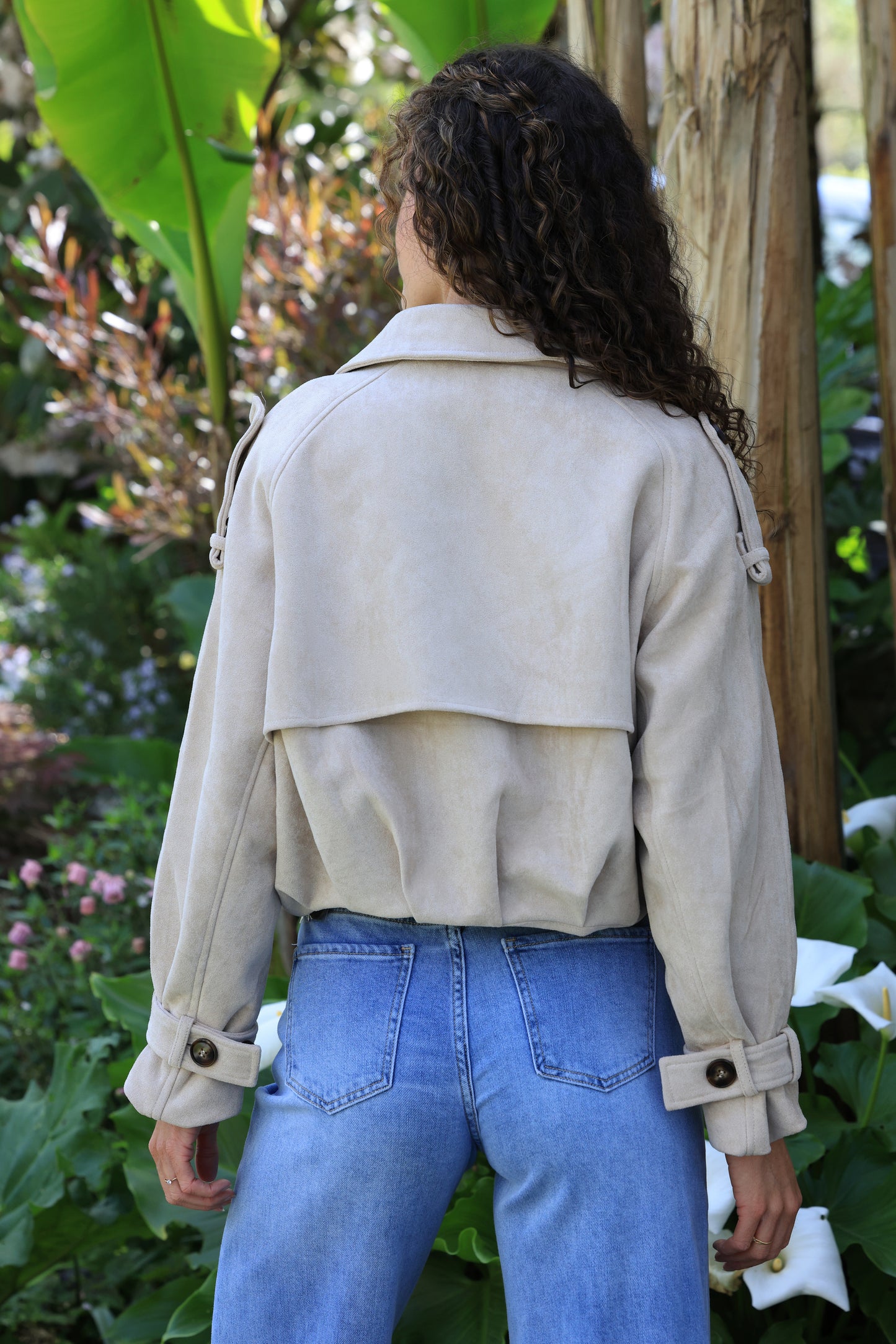 Veste Carla - crème poudré