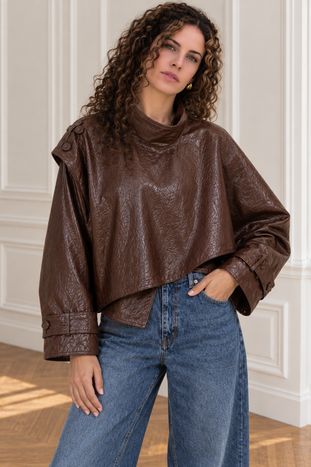 Veste Daphnée - chocolat