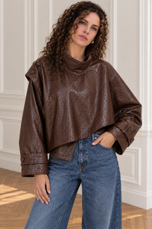Veste Daphnée - chocolat