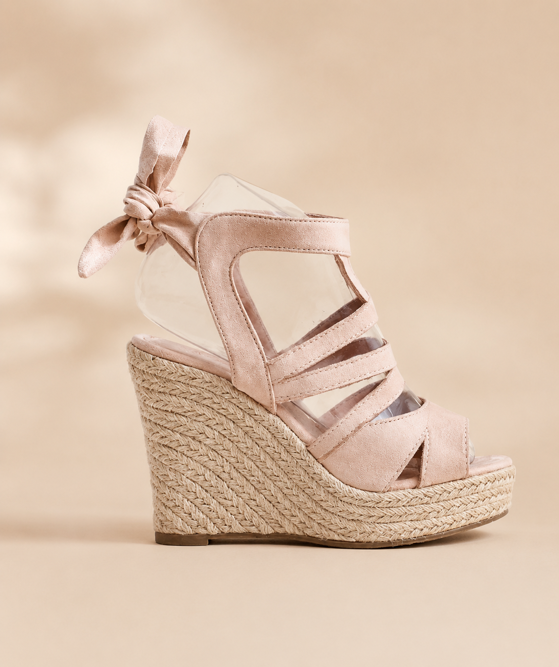 Espadrilles Manoan - Compensées nude