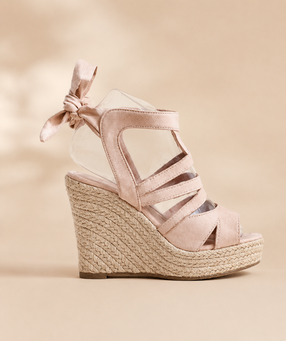 Espadrilles Manoan - Compensées nude