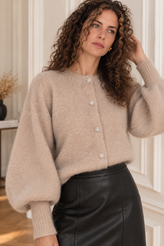 Gilet Sélène - beige