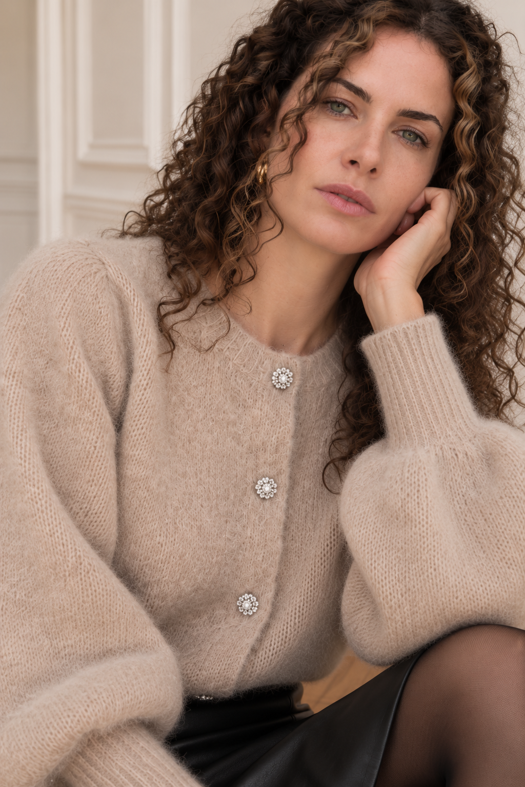 Gilet Sélène - beige