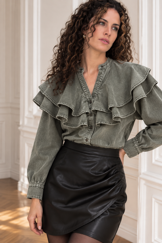 Blouse Mila - kaki